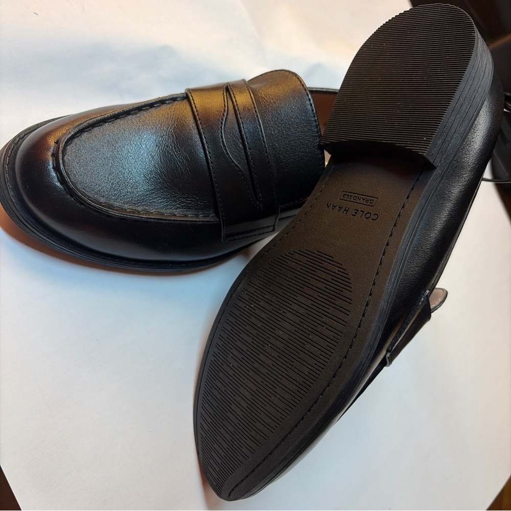 Cole Haan Shoes Womens Size 5B (L23) Black Stassi Penny Loafer LeatherW28188 - Picture 14 of 14